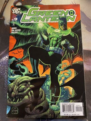 Green Lantern 9 Evs 1:25 Variant Batman With Gl Ring On The Cover.