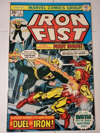 Iron Fist 1 (nov 1975,  Marvel) Fn