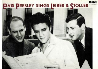 Mfd In Germany Compilation 1980 Rock Lp Elvis Presley Sings Leiber & Stoller