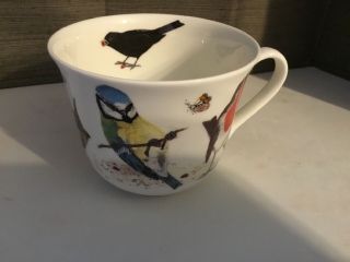 Garden Birds Cup By Roy Kirkman Fine Bone China Made In England