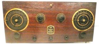 Vintage Rca Radiola Ar 812 Radio Chassis W/ 6 Short Pin Tubes /