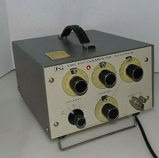 Rare Vintage Keithley 261 Picoampere Source 8 Decade Range Resistor Tester
