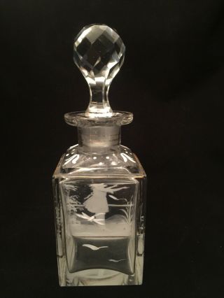 Mary Gregory Glass Perfume Bottle 3