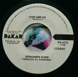 Bohannon Band - Stop & Go Promo Dakar Instrumental Demo Usa Jukebox