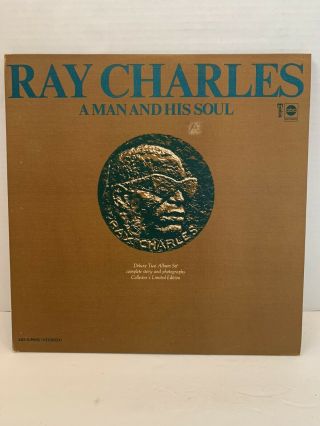 Ray Charles ‎ - A Man And His Soul - 2x Vinyl Lp 1967 Abc Records ‎– Abcs - 590x