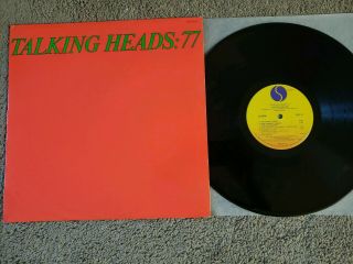 Talking Heads: 77 - Vg,  /vg,  Synth Punk W/sleeve 1st Press 1977