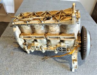Vintage 4 Cylinder Mercury Outboard Motor Powerhead 831 - 1410,  Full Jeweled