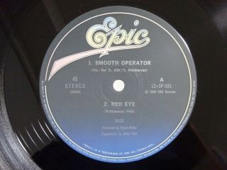 Sade Smooth Operator Epic 12 3P - 581 Japan VINYL LP OBI 3