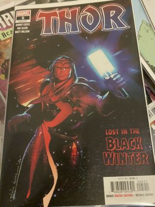 Thor 5 Nm 1st Print Black Winter Donny Cates 2020 Hot Issue