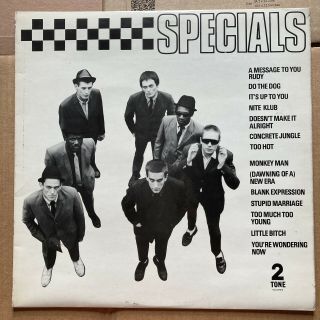 The Specials First Album 1st Pressing Two Tone Ska