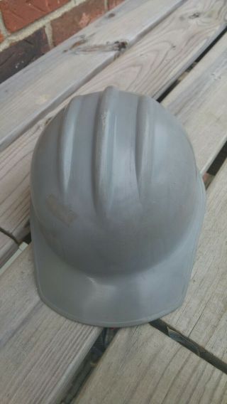 Vintage E.  D.  Bullard Hard Boiled Aluminum Hard Hat Helmet With Liner
