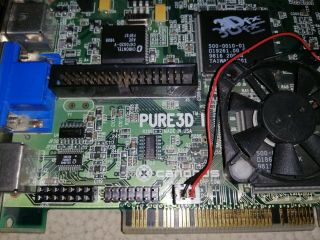 Vintage Video Card Canopus Pure 3D II 3Dfx Voodoo2 12MB PCI 3D accelerator 2