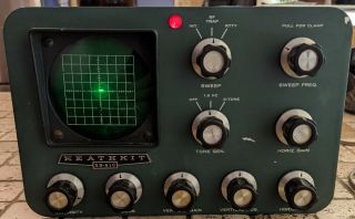 Heathkit Sb - 610 Vintage Ham Radio Station Monitor Scope