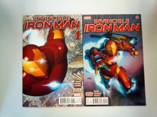 Invincible Iron Man 1 2 3 4 (1/25 Variant) 5 6 7 8 9 10 11 12 13 14 2016