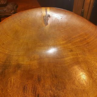 Large Hand Made Walnut Burl Wooden Bowl Color 3