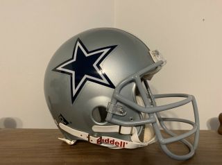 Vintage Riddell Vsr2 Authentic Nfl Football Helmet Dallas Cowboys Jop - Sw Aikman