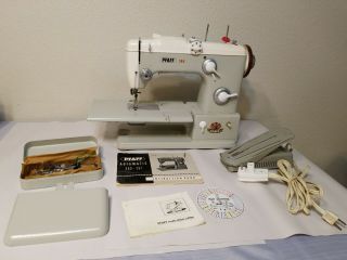 Vintage Pfaff Type 360 Automatic Sewing Machine Foot Pedal & Accesories