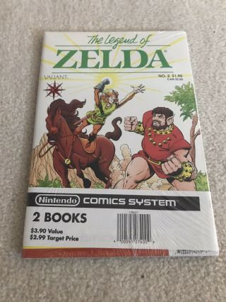 The Legend Of Zelda 2 & 3 (2 - Pack) Valiant Comics 1990 1st Print