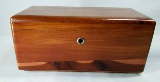 Vintage Lane Cedar Dresser Box - - R.  M.  Ingram Furniture Co.  - - No key - - Solid Cedar 2