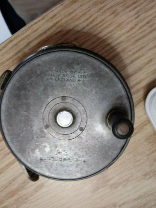 Hardy Bros.  Fly Fishing Reel " The Perfect 2 7/8 " Fine Vintage