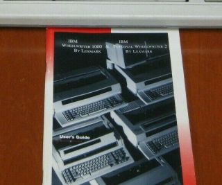 Vintage IBM Wheelwriter 1000 by Lexmark electric typewriter 2