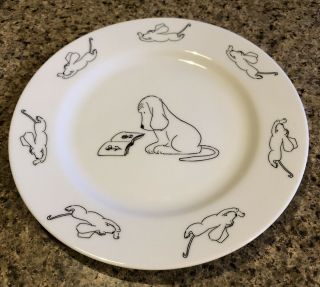 James Thurber Dog Decorative Plate Thurber Art Plate