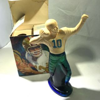 Football Quarter Back Glass Avon Figure Bracing Lotion After Shave Sports No 10