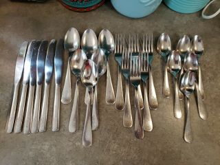 Vintage Ford Motor Company Utensils Flatware Service For Six