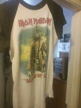 Vintage Iron Maiden.  Somewhere In Time Concert Shirt