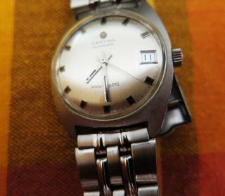 Vintage Certina " Waterking " 215 Date Automatic Swiss Parts