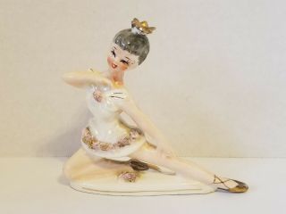 Vintage J L Co.  Japan Ballerina Girl Figurine