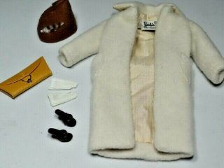 Vintage Barbie (1959 - 61) Peachy Fleecy Coat Outfit - Near Complete 915