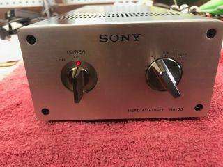 Sony Ha - 55 Vintage Mc Pre - Amp