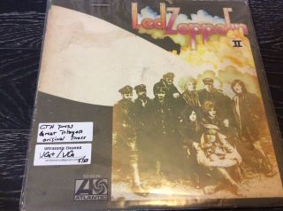 Ultrasonic Led Zeppelin Ii Cth First Press Lp Vg,  /vg Gatefold.