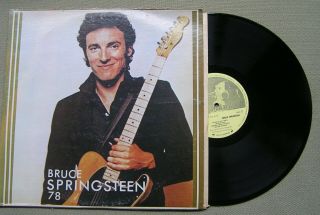 Bruce Springsteen 78 Live Bootleg Double Vinyl Lp; Cincinnati 1978
