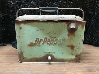 Vintage Dr Pepper Cooler By Progress Refrigerator Louisville Kentucky