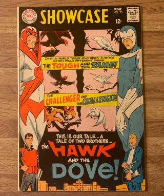 Showcase 75 (dc 1968) 1st Appearance Hawk And Dove Steve Ditko Silver Age Key