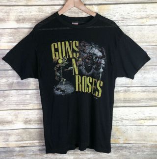 Vintage 1987 Guns N Roses Was Here Banned Men 