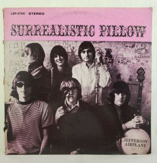 Jefferson Airplane: Surrealistic Pillow Orig 1967 Vinyl Lp Rca Victor Lsp - 3766