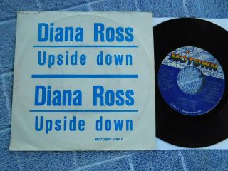 Diana Ross - Upside Down - 1980 Picture Sleeve Ps 7 "