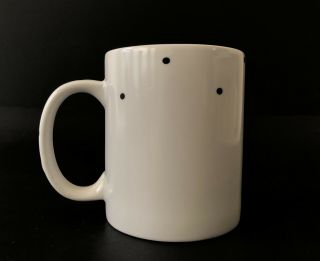 Short Subjects 3d Hidden Cat White Polka Dot Mug