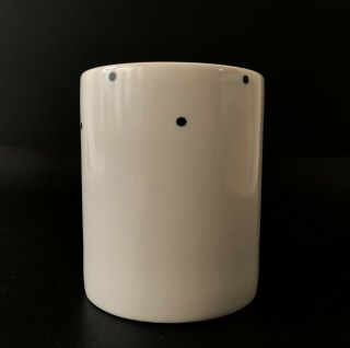 Short Subjects 3D Hidden Cat White Polka Dot Mug 2
