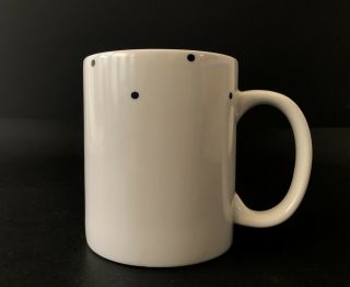 Short Subjects 3D Hidden Cat White Polka Dot Mug 3