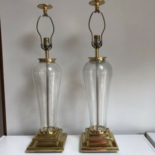 Vintage Chapman Brass Table Lamps