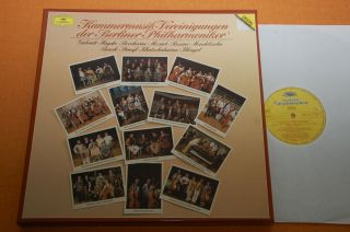 Berlin Philharmonic Chamber Units German Ed1 Dgg Digital Stereo 5lp Box 80s Nm