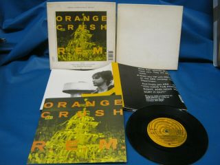 Record 7” Box - Set Rem Orange Crush With Tour Poster Spec Ltd Edit