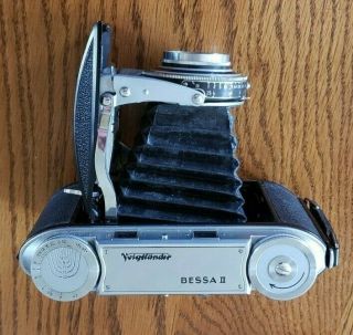 Vintage Voigtlander Bessa Ii Camera Color - Skopar 1:3.  5/105 Compur Rapid