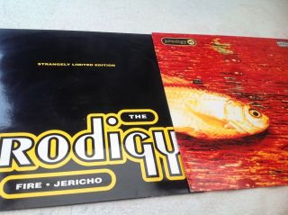 The Prodigy X 2 12 " Vinyl Record Ep Fire / Breathe Ex Con Vinyl Both