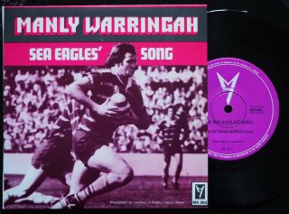 Rugby League Manly Warringah Sea Eagles Song 1974 Nm/nm Nrl Arl