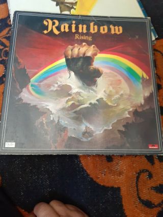 1976 Rainbow Rising Album Record Lp Oyster Vinyl